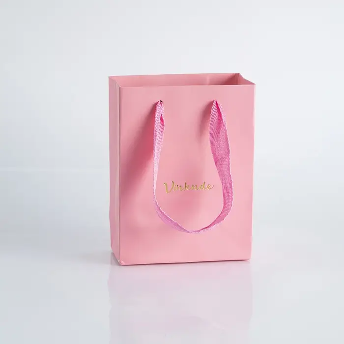 Sacs fourre-tout en papier personnalisés avec ruban