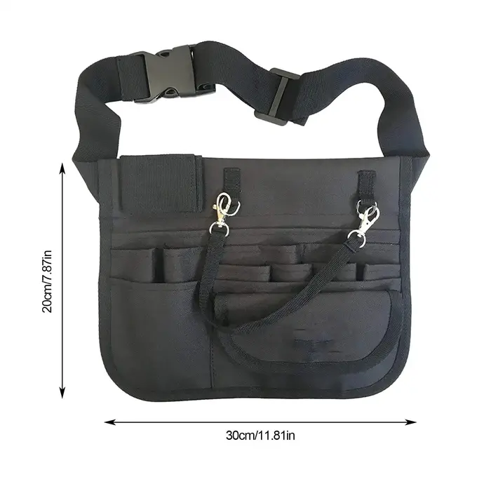 Sac banane infirmier multi-poches avec sangle ajustable – Organisateur de ceinture portable pour infirmières