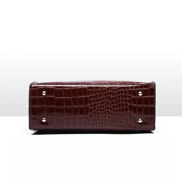 Sac à main de luxe motif Crocodile