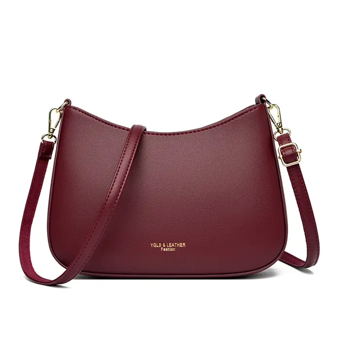 Sac à bandoulière en cuir Bergame pour femme