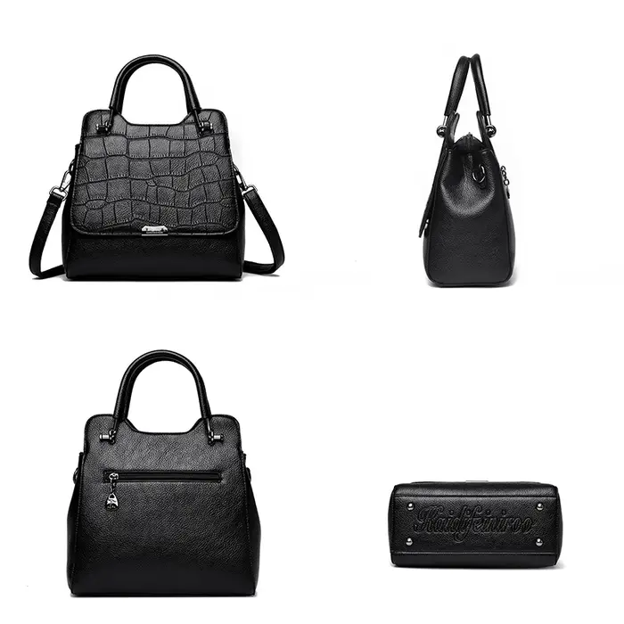 Femmes Vintage seau sac à bandoulière en cuir PU grande capacité sac à main sac à main dames mode sa