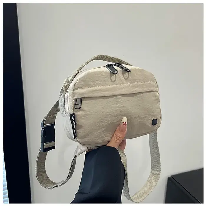 Sac à main carré de style urbain unisexe, idéal pour les voyages et le shopping, sac bandoulière ten