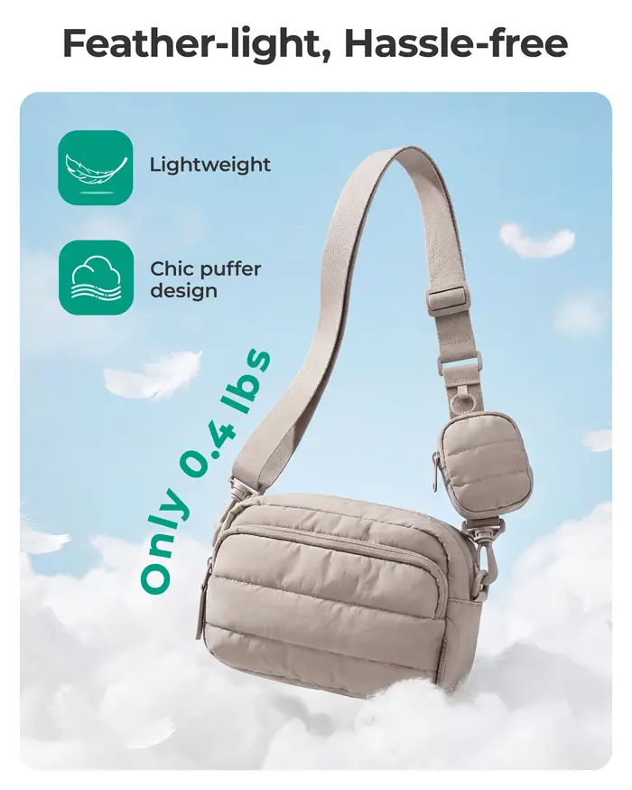 BAGSMART Petits sacs bandoulière pour femmes
