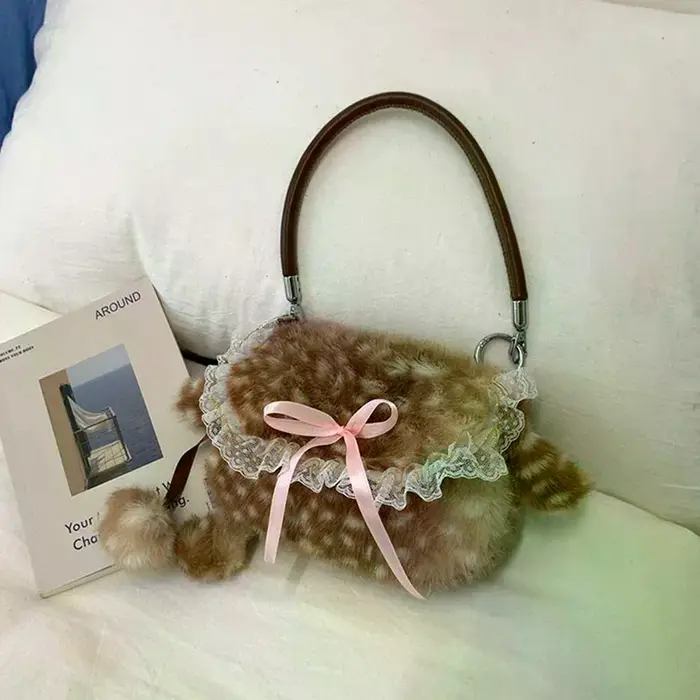 Sac à main en peluche Lolita