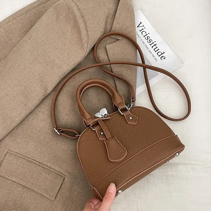 Sac à main et bourse de luxe en cuir Pu pour femmes, sac à coque de marque, sac à bandoulière noir c