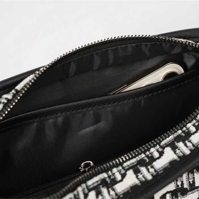 Sac à bandoulière en toile Jacquard pour hommes