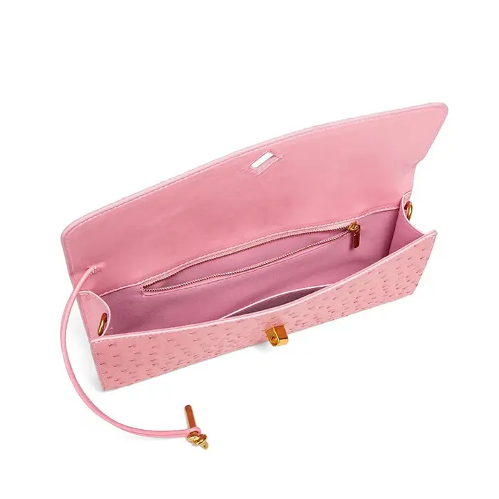 Sac bordeaux enveloppe rouge cerise