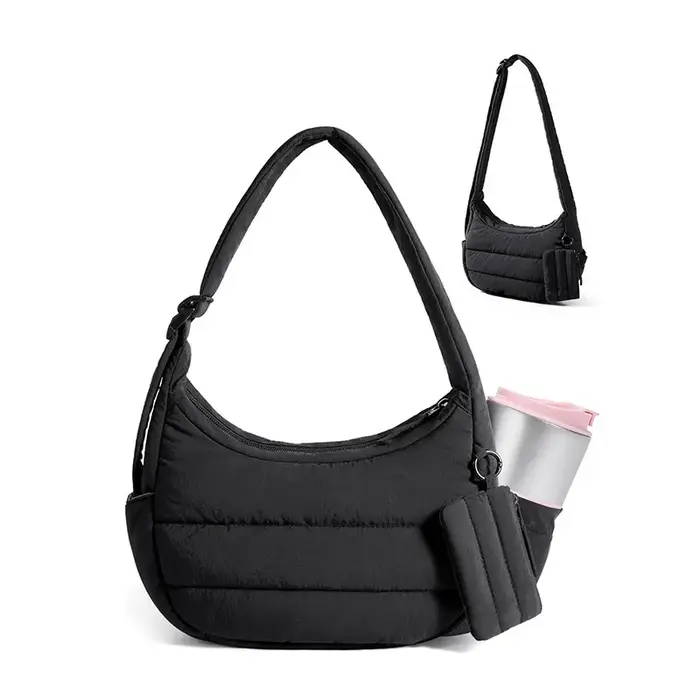 Sac à bandoulière décontracté pour femme, léger, style dumpling, sac de transport sous le bras pour 