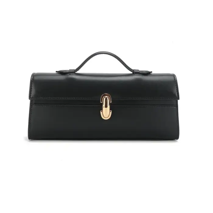 Français élégant Simple femmes Flip sac à main en trois dimensions classique couleur unie Design élégant sac à main 2025 nouveau sac à main Vintage