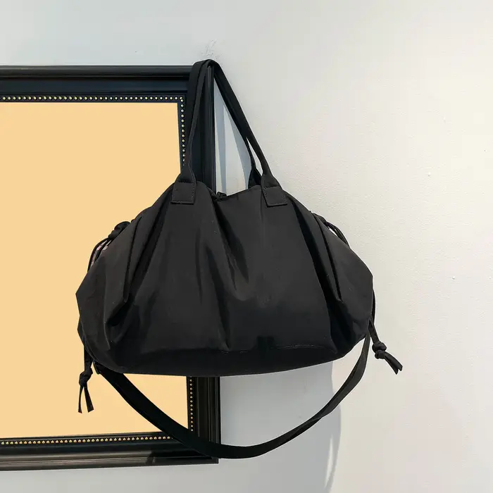 Sac à bandoulière décontracté de type hobo, grande capacité, sacs hobo souples, sac à main tendance 