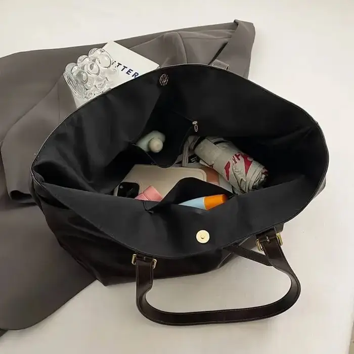 Sac fourre-tout Vintage marron de grande capacité