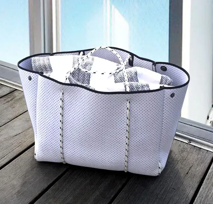 Sac à Main de Luxe en Néoprène pour Femme, Fourre-Tout à Bandoulière observateur, pour le Shopping