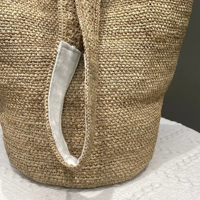 Sac seau en rotin pour femmes
