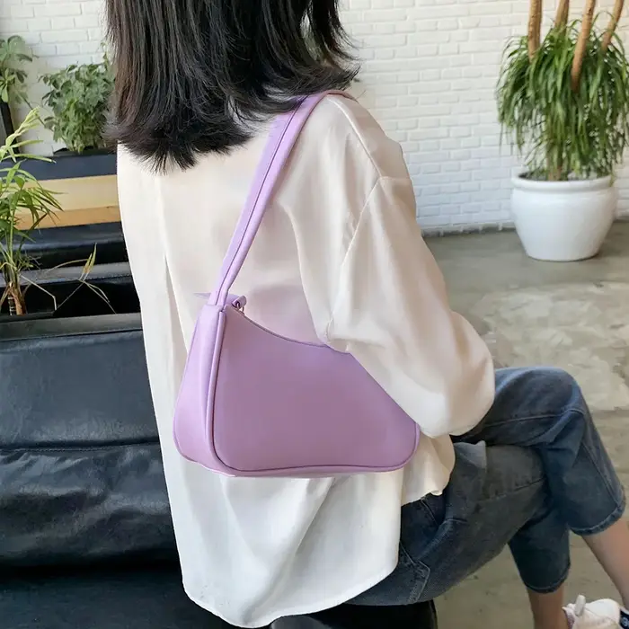 Sacs à main rétro en cuir PU souple pour femmes