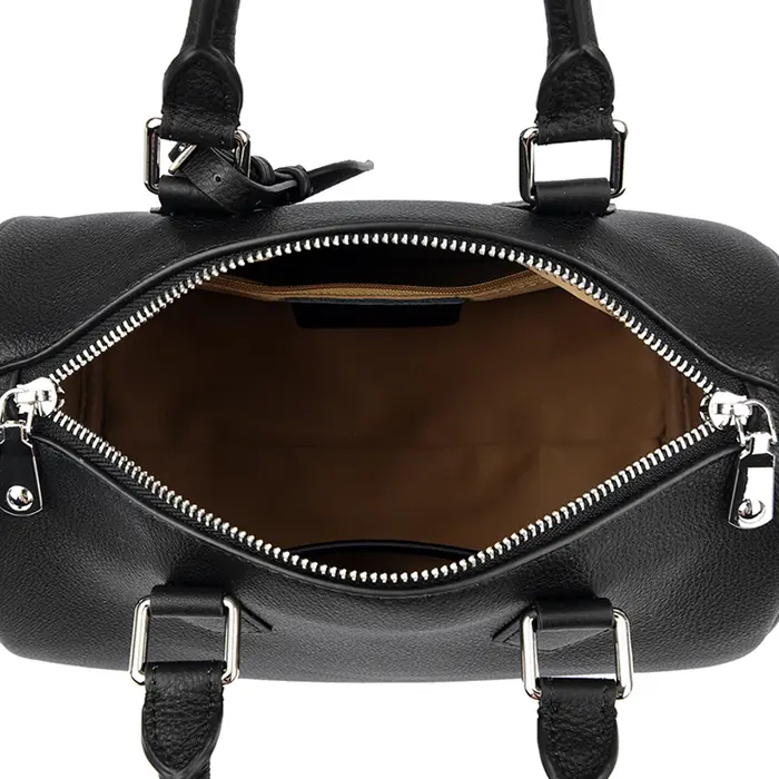 Sac Boston en cuir véritable grande capacité
