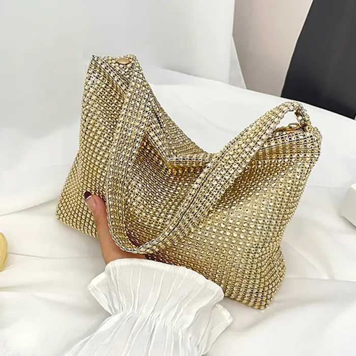 Pochette de soirée à paillettes pour femme