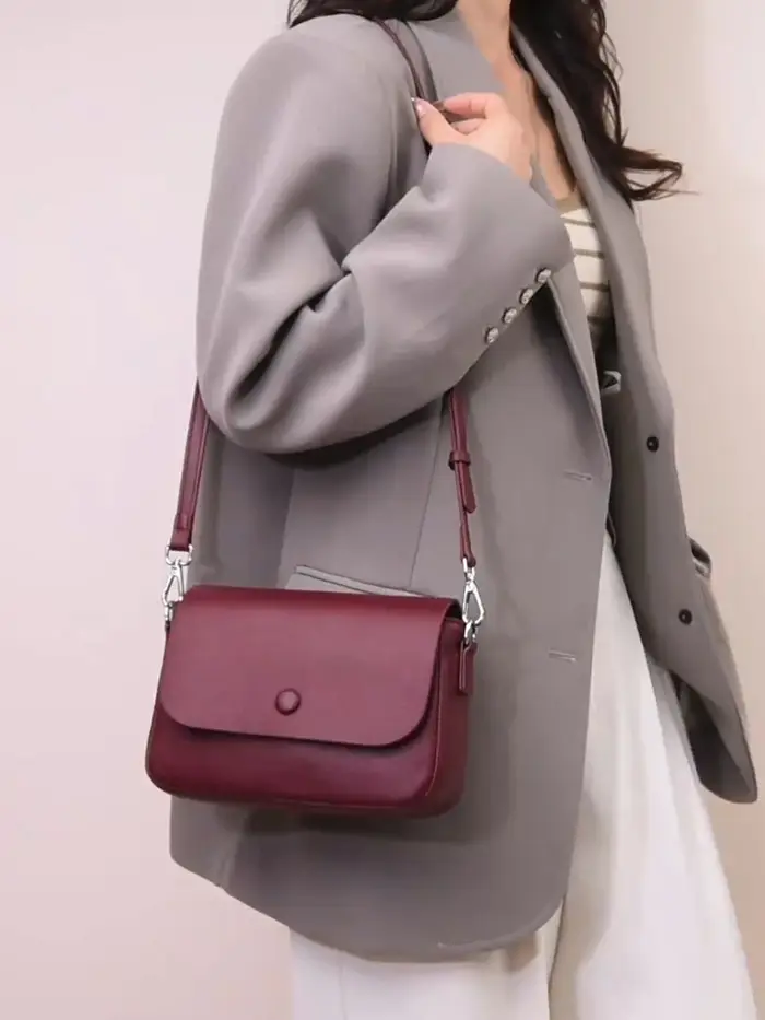 Sac à main pour femme en cuir véritable