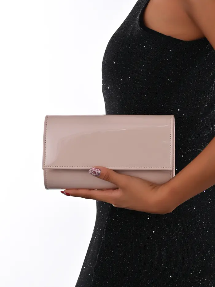 Pochette de soirée en cuir PU pour femmes