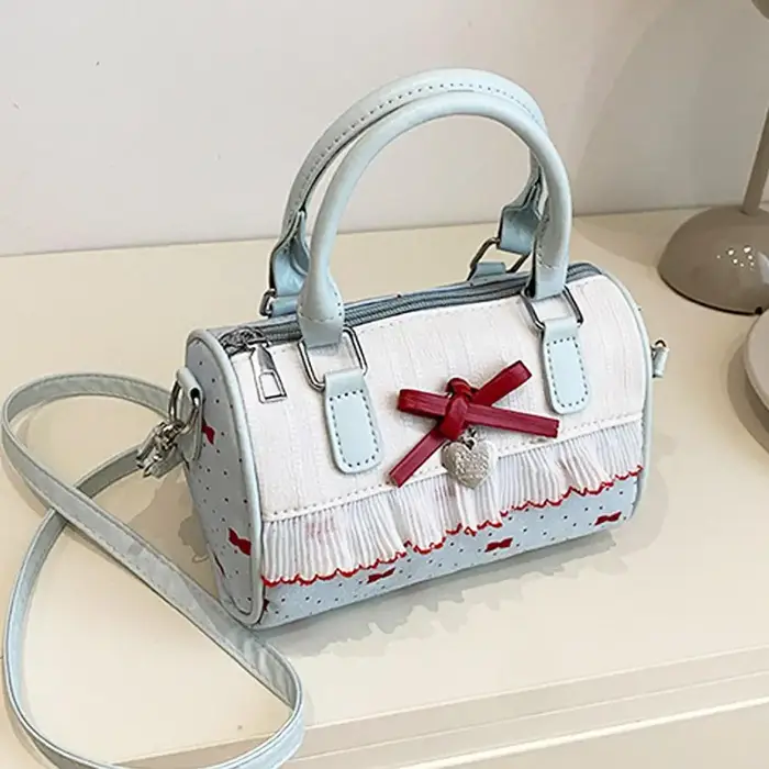 Sac à main à pois pour femmes
