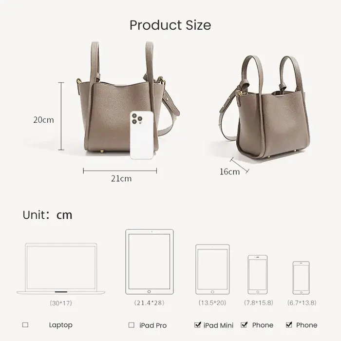 Sac à main en cuir végétalien pour femme