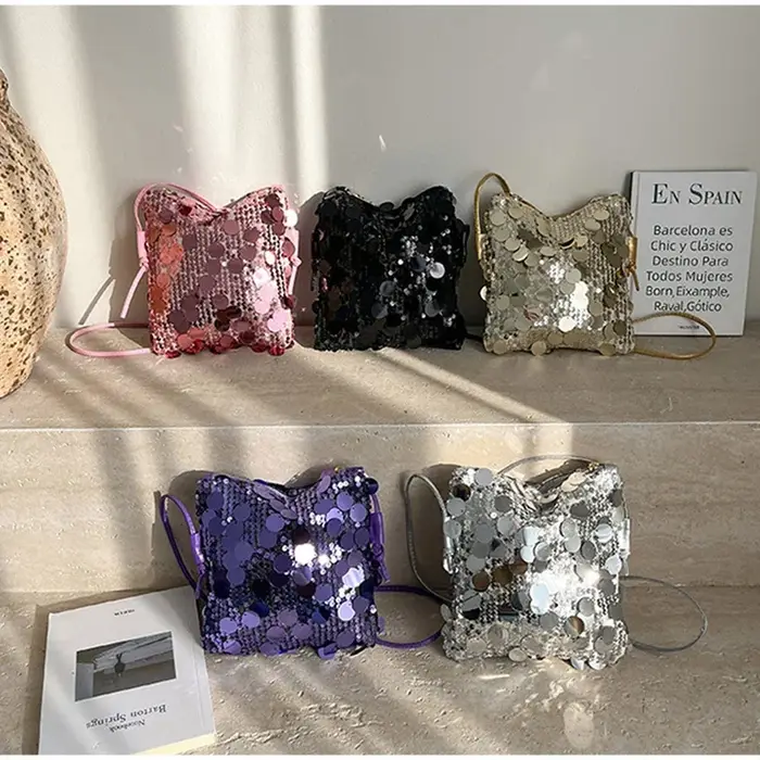 Sac à bandoulière à paillettes