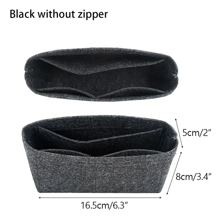 Longchamp-Mini sac de rangement multi-poches, doublure de sac à main en feutre, sac à main inséré, 1
