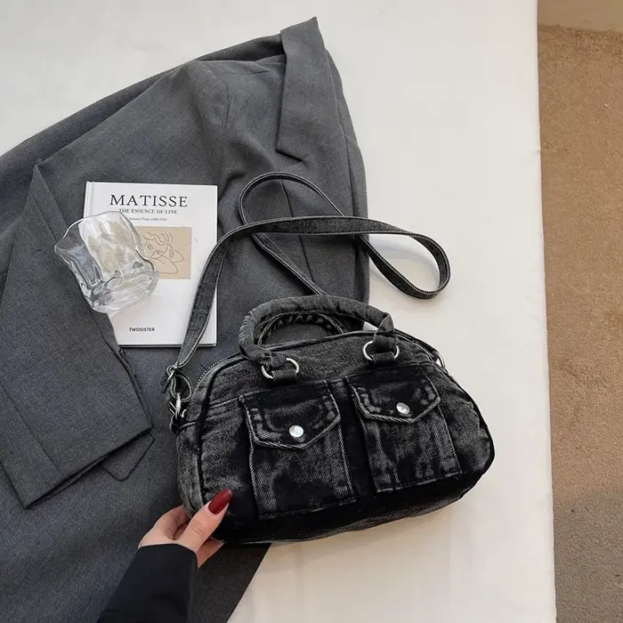 Sac à main en Jean de luxe pour femmes, sac à bandoulière en Denim, nouvelle marque, sac en toile dé