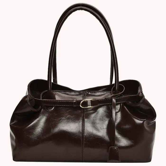 Sac fourre-tout en cuir PU, sac à bandoulière ample, sac à poignée supérieure tendance, grand sac cartable pour femmes, travail, Shopping, voyage