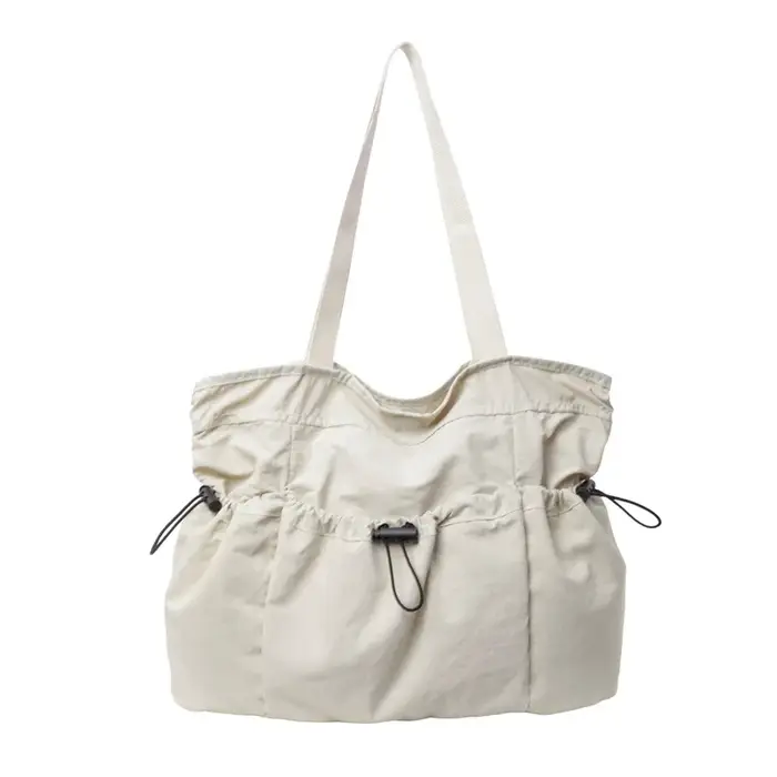 Sac fourre-tout de grande capacité, sac à bandoulière en toile, sac seau pour le travail et les dépl