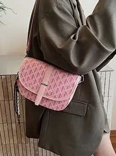 Sac à langer tendance : Sac à main de luxe vintage en cuir pour femme