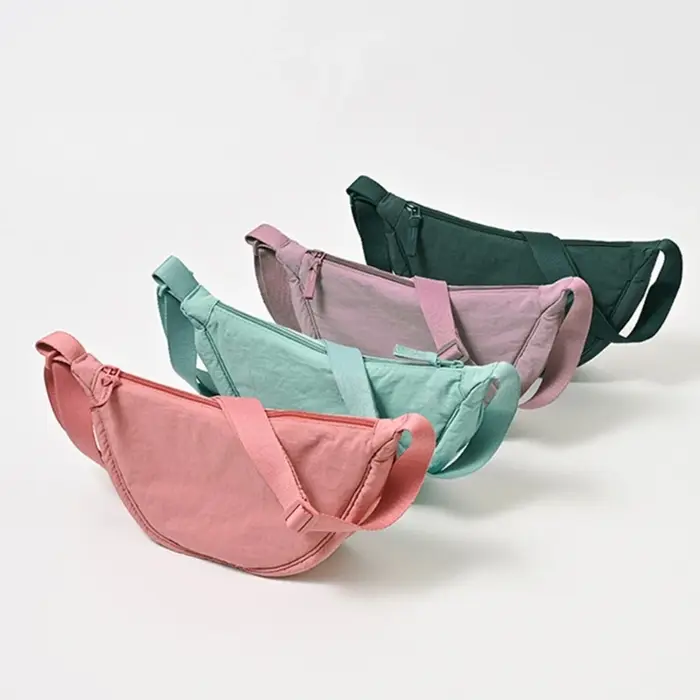 Sac à bandoulière en nylon Hobos pour femmes et filles