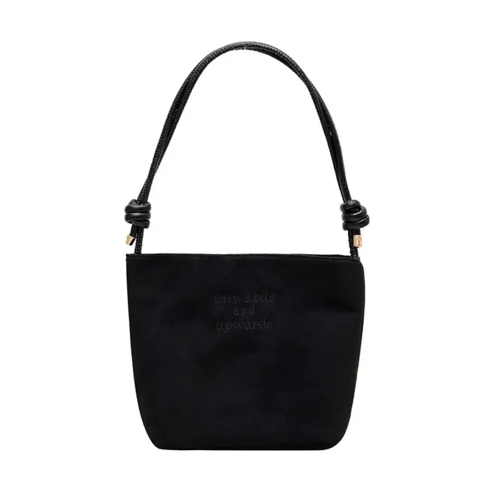Sac à bandoulière rétro en daim