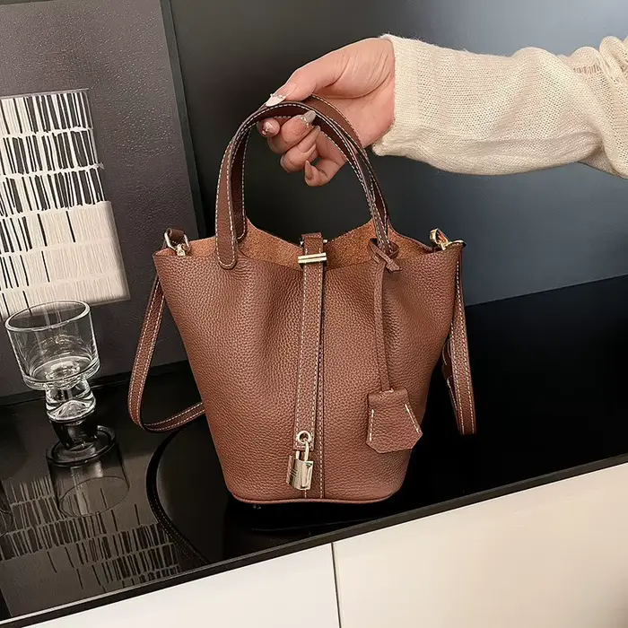 Sac à main en cuir véritable 2026 Nouveau modèle