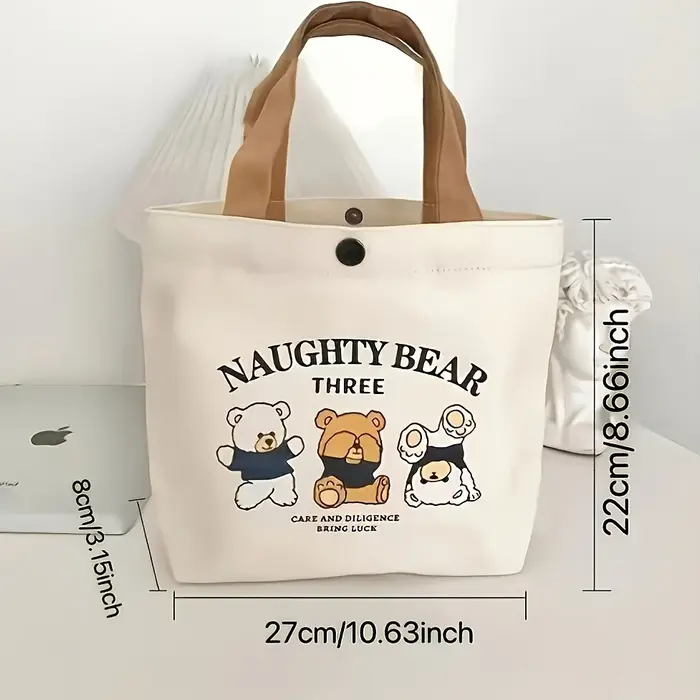 Sac à main mignon en forme d'ours, sac à main pour femme, sac à main multifonctionnel, avec fermetur