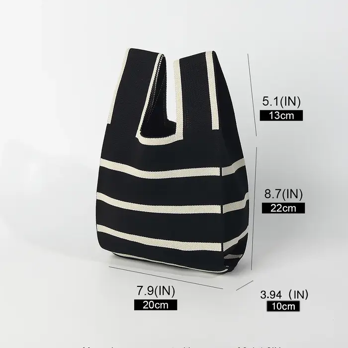 Sac à main tricoté simple et tendance