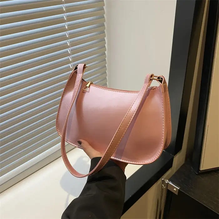 Sac sous les bras rétro en cuir PU pour femmes