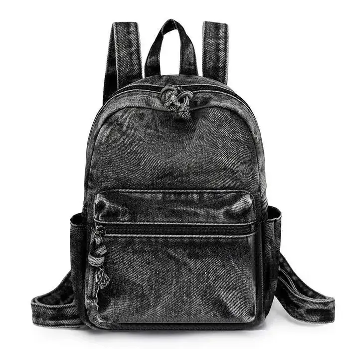Sac à dos en denim personnalisé pour femme