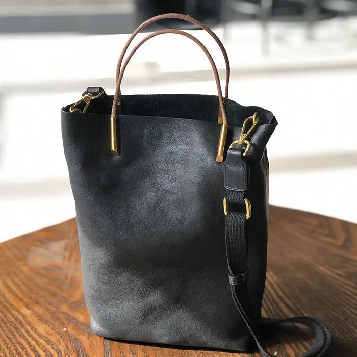 Sac à main Johnature en cuir véritable pour femme, nouveau modèle rétro 2026, en cuir de vachette so