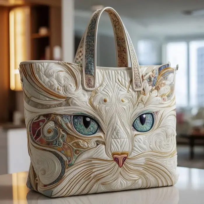 Sac fourre-tout matelassé vintage pour femme