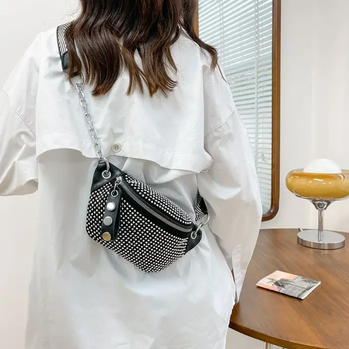 Sac banane vintage de luxe pour femme