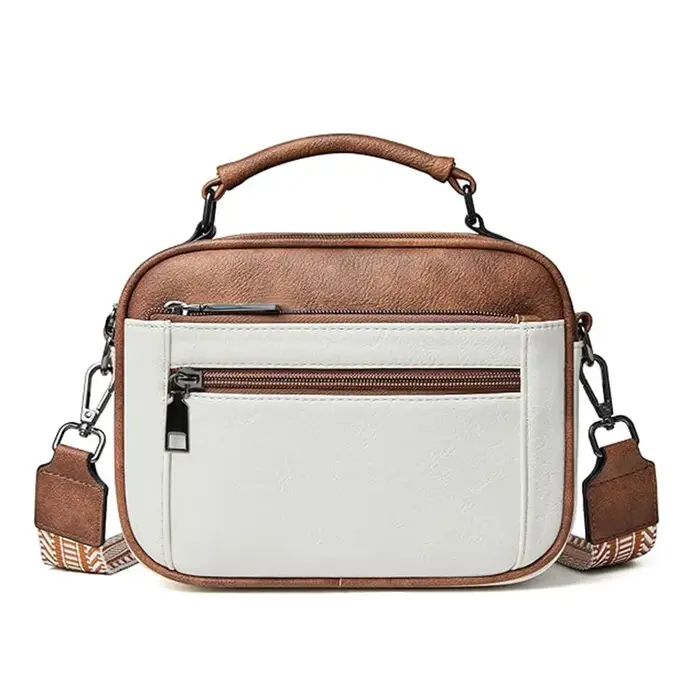 Sac à main en toile à carreaux en PU pour femmes