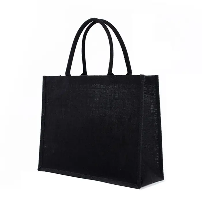 Sac à main en Jute noir pour femmes