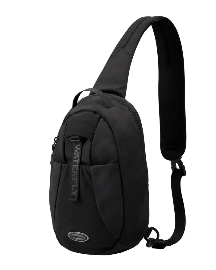 Sac à bandoulière antivol WATERFLY avec blocage RFID – Petit sac de poitrine à bandoulière pour voya