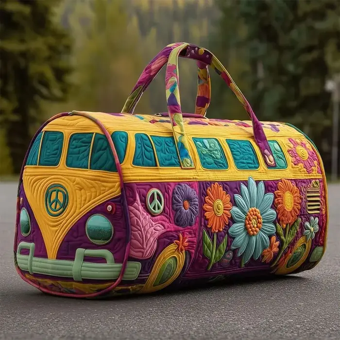 Sac de voyage matelassé en coton