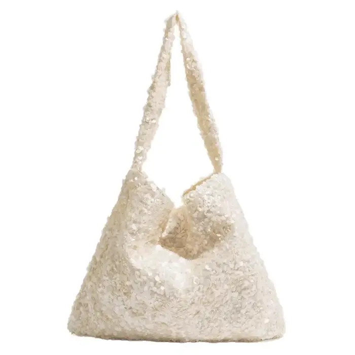 Nouveau sac fourre-tout grande capacité à sequins scintillants