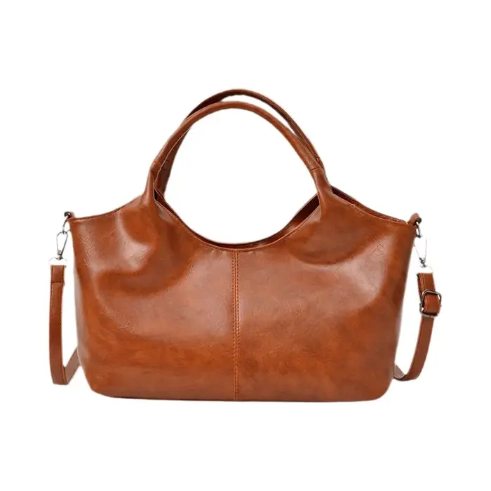 Sac fourre-tout en cuir souple pour femme