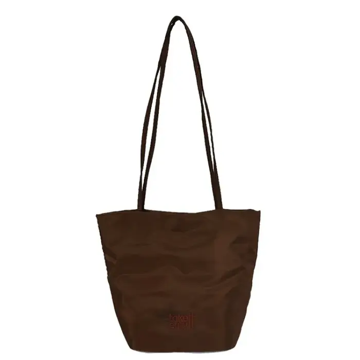 Sac fourre-tout mini en nylon uni décontracté pour femme
