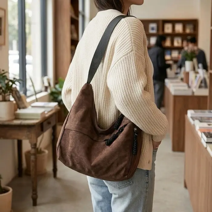 Sac Hobo Rétro Grande Capacité pour Femme