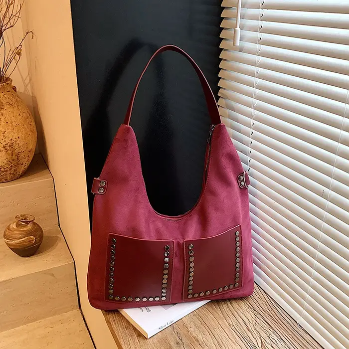 PU paillettes fermeture éclair Patchwork fourre-tout décontracté 2026 nouveaux sacs de mode grande capacité haute