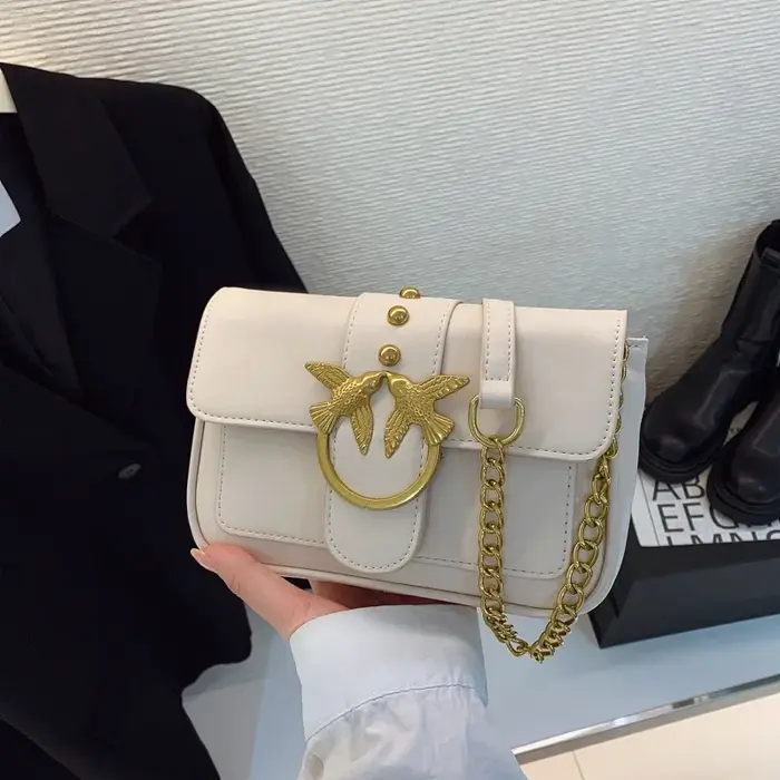 Sac à bandoulière en cuir de luxe pour femme